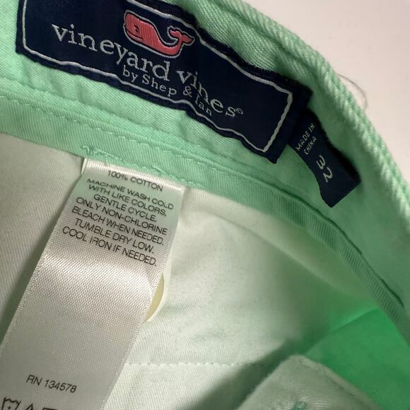 Vineyard Vines Club Shorts Size 32 Mint Green Preppy Casual Men's 1H0213 - Picture 3 of 3